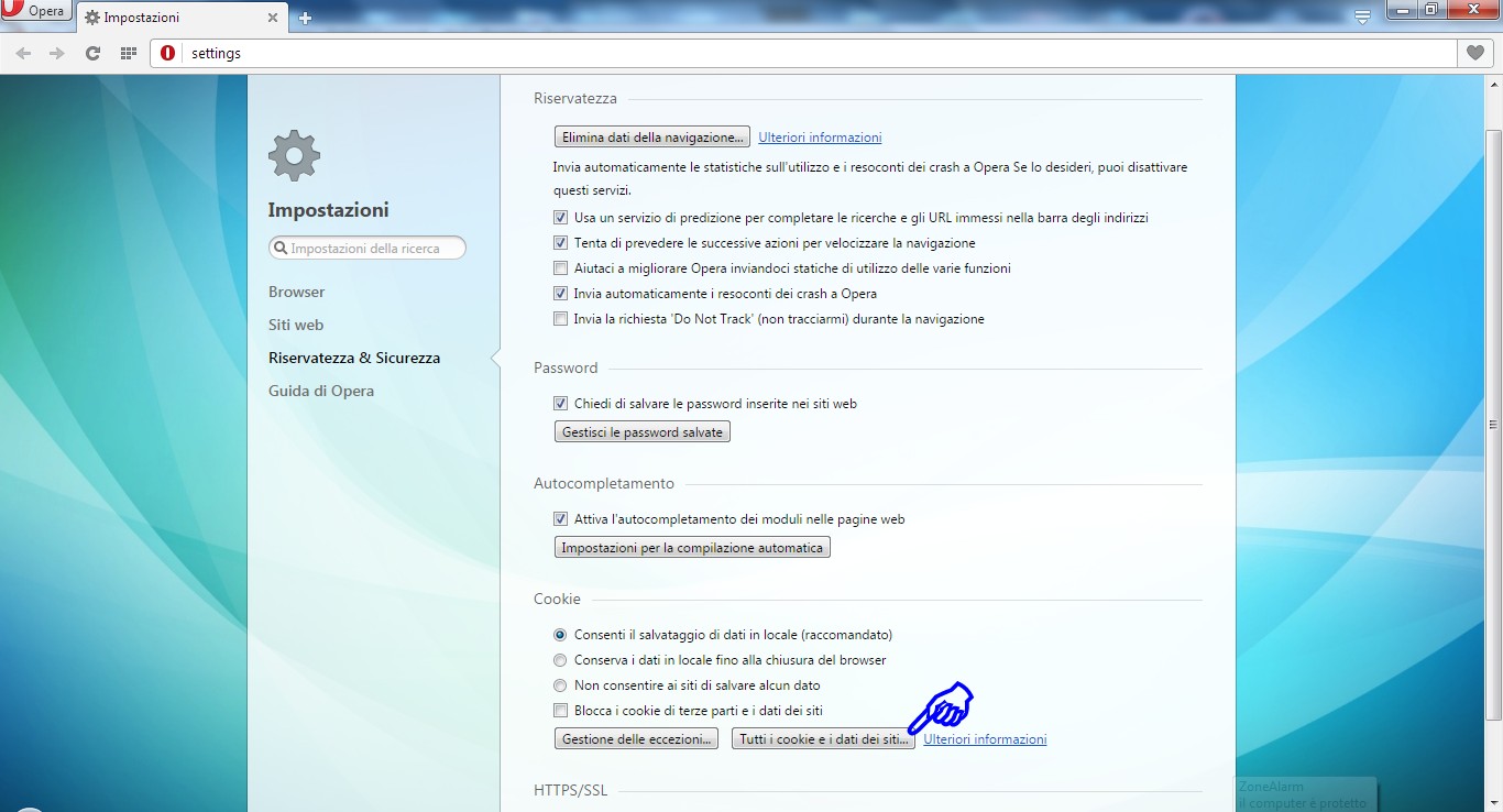 Screenshot Opera Screenshot Opera